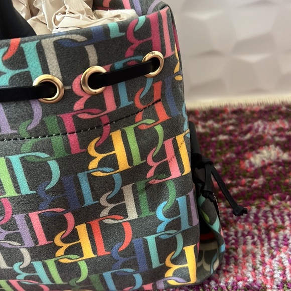 Vintage Dooney & Bourke DB logo tassel tote - new with tags - Picture 4 of 6